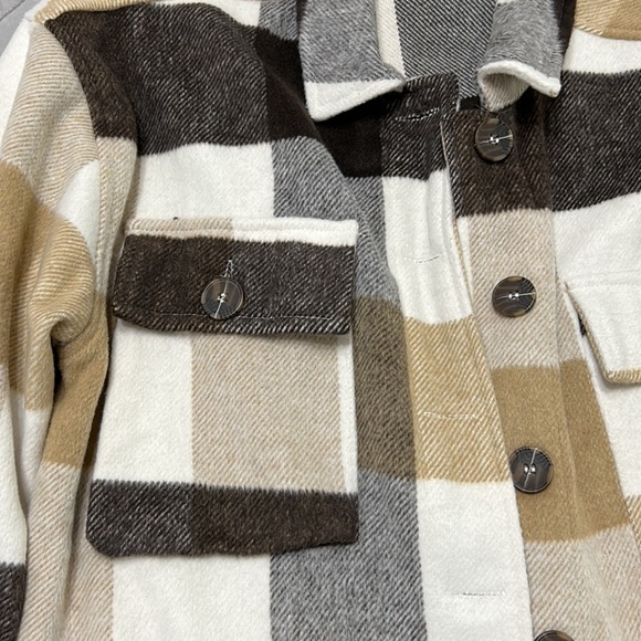 Jodifl brown shacket - Picture 3 of 6